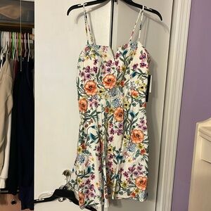 Macys Dress Floral White